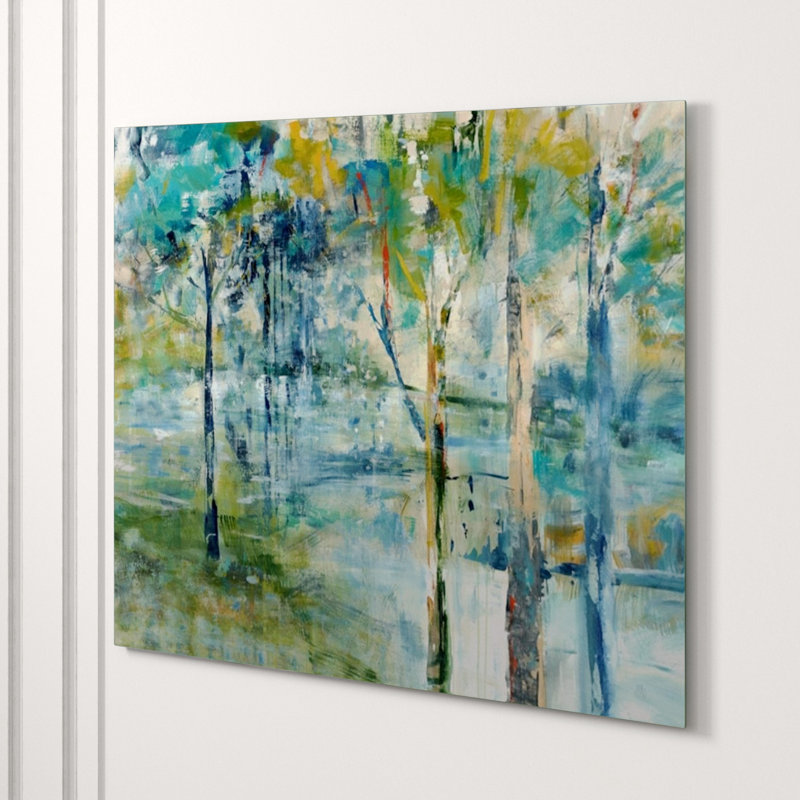 Summer Getaway Painting by Jodi Maas, Brush Gel, 47" H x 56" W x 1.5" D