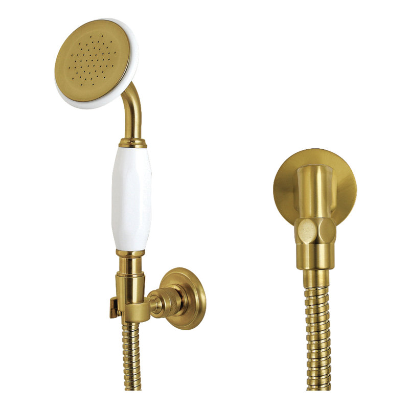 Kingston Brass Victorian Hand Shower Kit, Brushed Brass