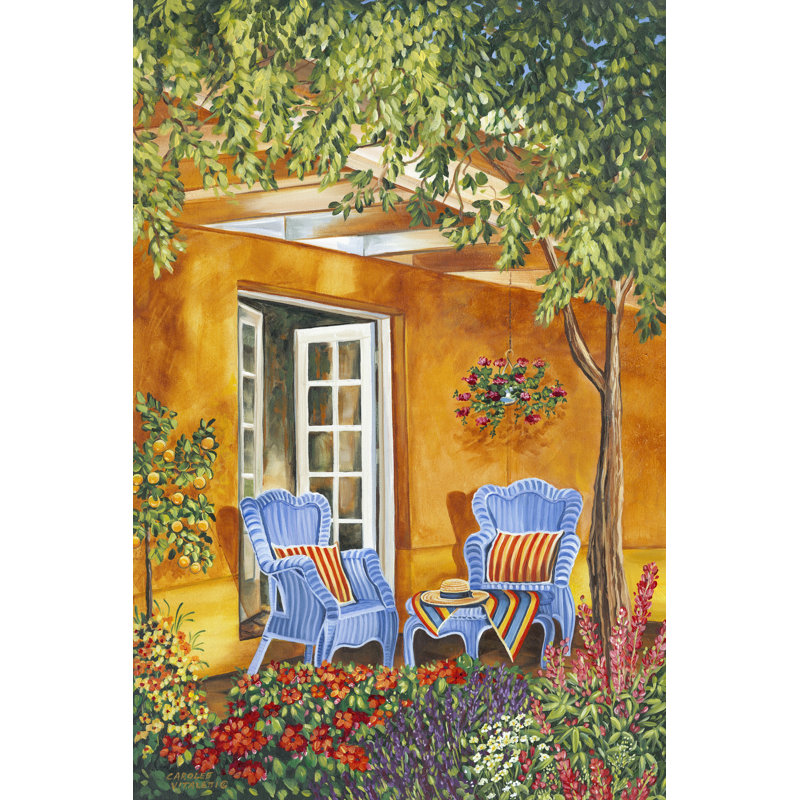 Tuscan Veranda II by Carolee Vitaletti - Wrapped Canvas Art Prints, 46cm H x 30cm W x 3.8cm D