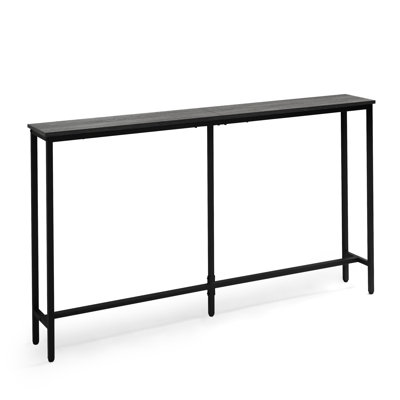 CAPHAUS Narrow Long Console Table for Entryway, Classic Design Sofa Table Narrow Long for Living Room, Skinny Sofa Table, Entrance Table for Hallway, Plant Table, Décor Table