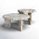 Bryce Nesting Coffee Table-Creamy Taupe Marble Solid