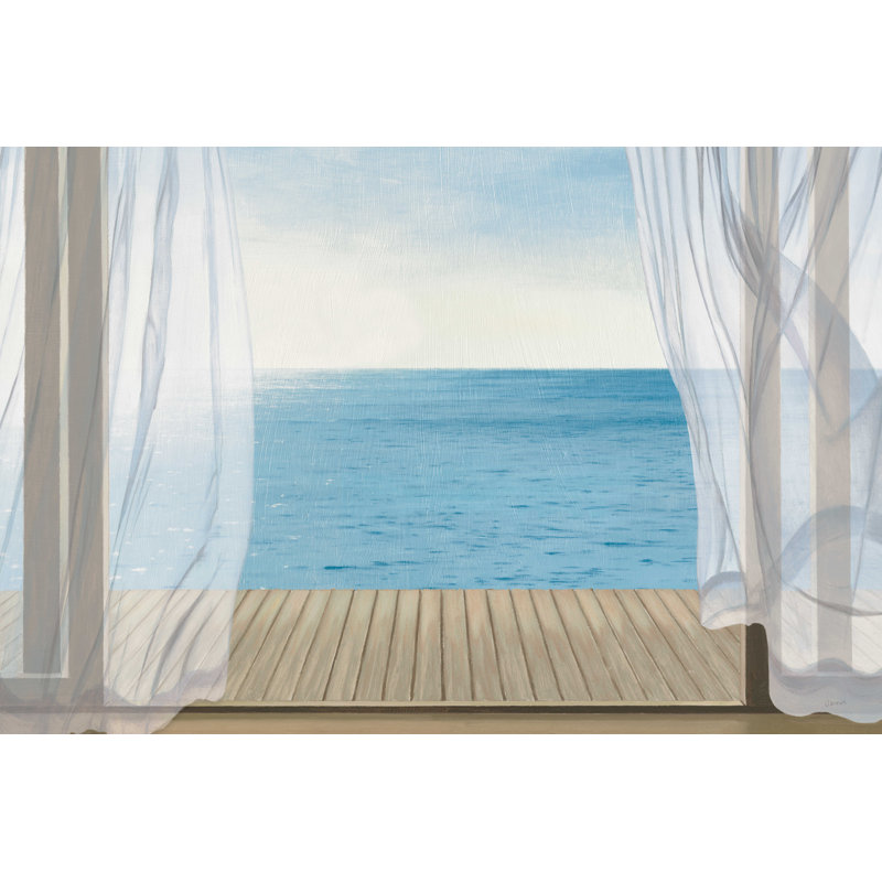 Brise bleue, H 24 po x l 36 po x P 1,25 po, Non, Unframed