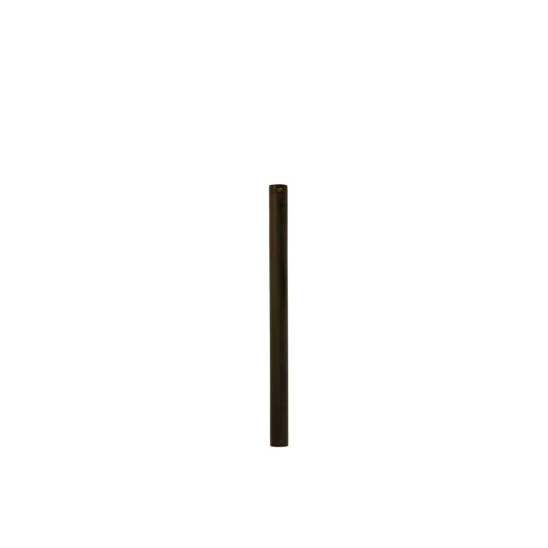 Hadassah 1/2" Inner Diameter Non-Threaded Ceiling Fan Downrod, Oil Rubbed Bronze, 21" H x 0.87" W x 0.88" D