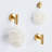 Brushed Gold Bathroom Hardware Set - 5 Pieces, 304 Stainless Steel, Towel Bar, Toilet Paper Holder, Towel Ring & Hooks