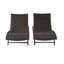 2 chaises longues brunes en PE multicolore - Confort extérieur, réglables pour l'extérieur multi, 2 pièces, assise