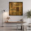 «Strong And Stout» par Art Licensing Studio, art mural en métal doré, 12 po x 12 po-1855903506