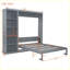 Lit escamotable moderne avec tablettes-665053078-665053096