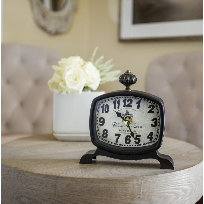 Elegant Round 20" Wood and Metal Accent Table in Brown