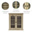 Donovan Wall Cabinet With 2 Doors Light Oak