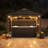 Sunjoy Wood Gazebo 11 x 11 ft. Hardtop Gazebo Cedar Wood Framed Hot Tub Gazebo with Steel and Polycarbonate Hardtop and bar Shelf