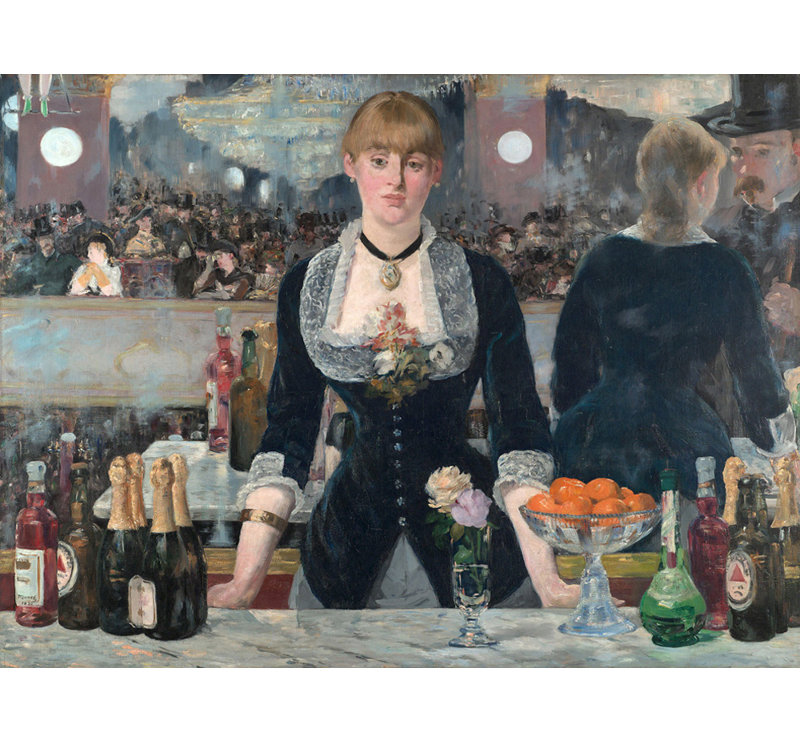 Un bar au Folies-Bergere, H 13 po x l 18 po