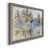 Toile avec cadre gris