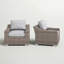 Chaise de patio avec coussins 2-1960819847