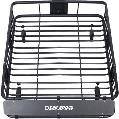 Rooftop Cargo Carrier Basketmotoring Roof Racktop Mount Roof Rack 64Black Steel