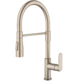 CLAUDIUS Culinary Kitchen Single Hole Pull Down Kitchen Faucet with Magnetic Docking