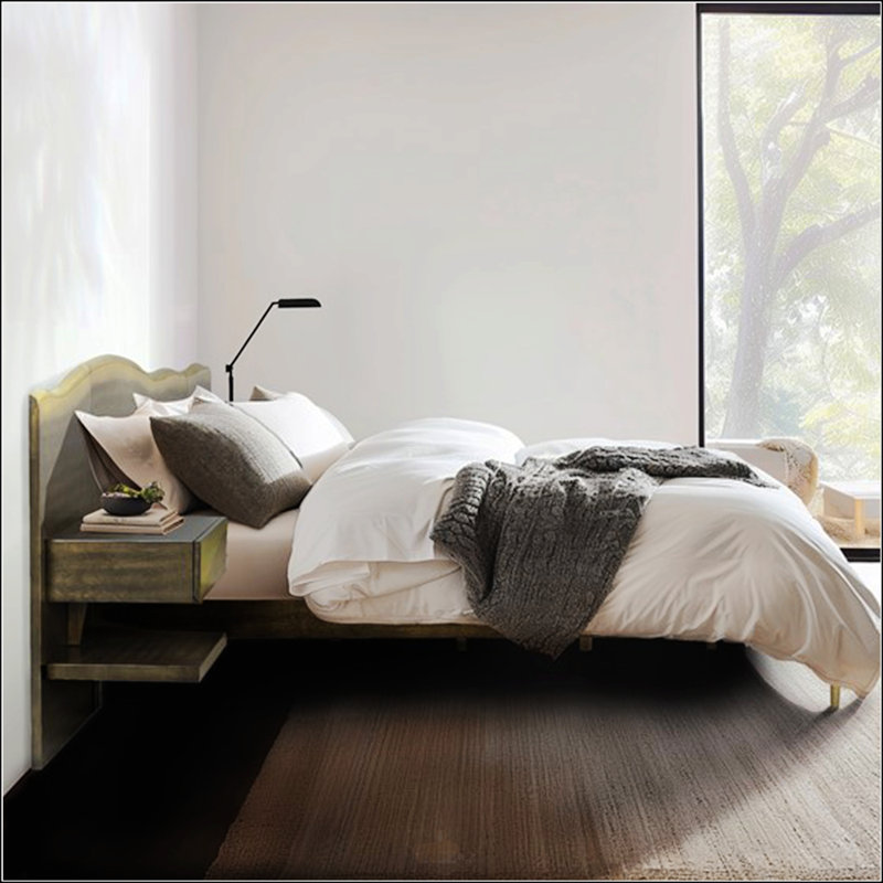 Platform Bed Frame With Headboard