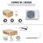 17,700 BTU Inverter Ductless Mini Split Air Conditioner & Heat Pump with WiFi for Rooms up to 1,000 sq. ft.