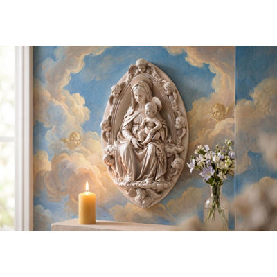 Madonna and Child Wall Sculpture