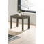Table basse, ensemble de 3 pièces de tables de bout 1X et 2X gris foncé