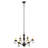 Whyte 6 - Light Steel Dimmable Chandelier