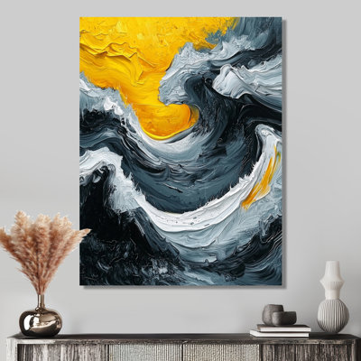 Aureanna - Modern Metal Art Print, Abstract Painting Metal Wall Art
