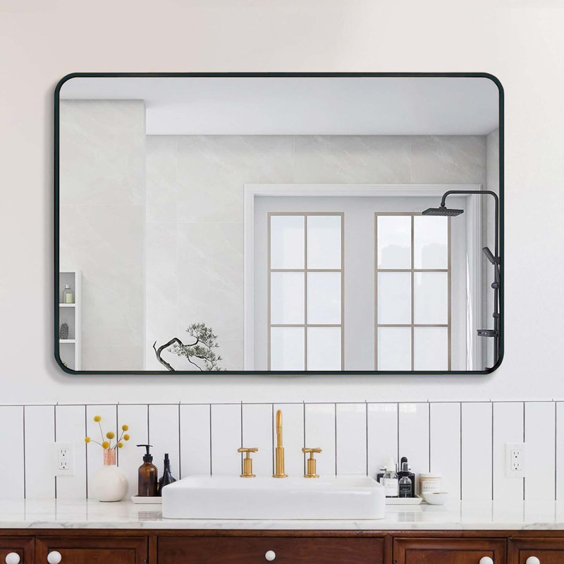 Miroir de salle de bain 30x40 ", Noir