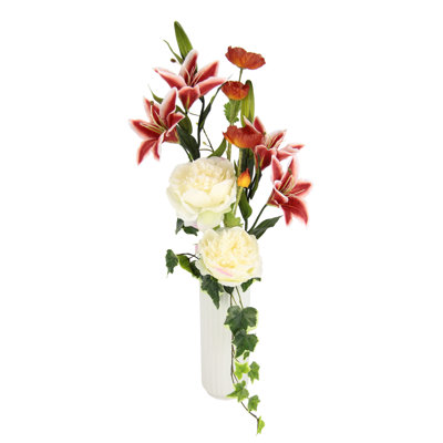 Kunstblume Lilien in Vase
