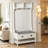 Multifunctional Design Entryway Hall Tree,Chic Hall Tree,Sturdy Coat Rack Stand