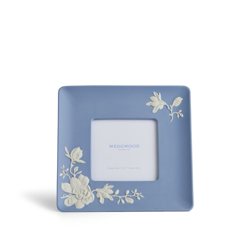 Blue and White Porcelain Magnolia Blossom Picture Frame