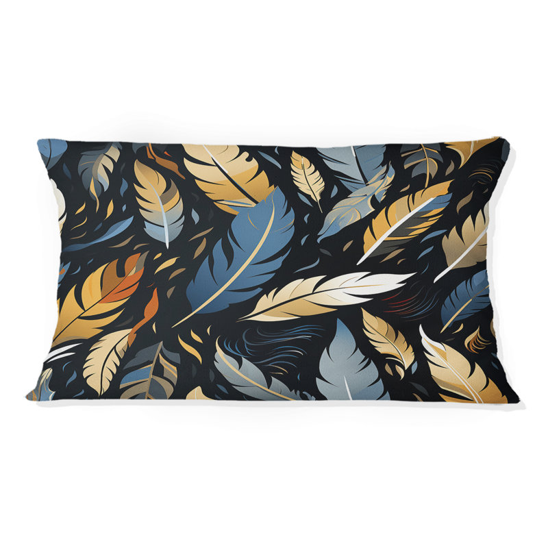  Floral Polyester Throw Pillow