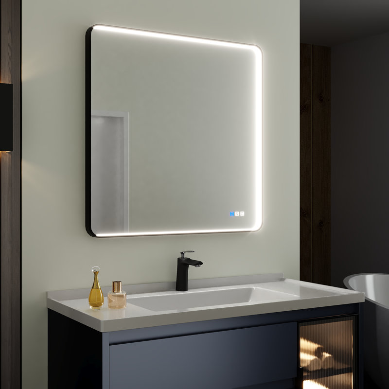 Miroir de salle à manger, Carrée, 36 po x 36 po