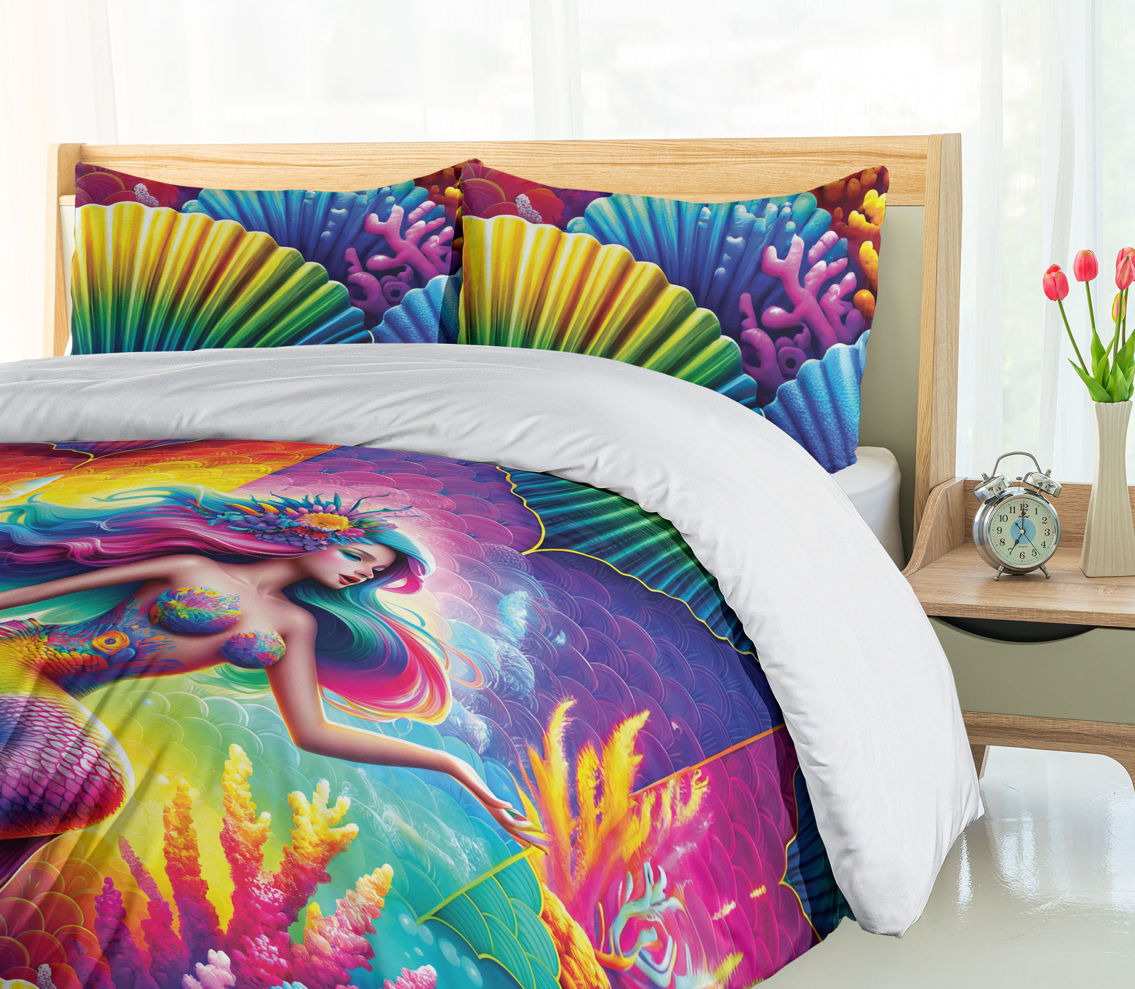 Mystic Mermaid Duvet Cover Set NCU0NNT409