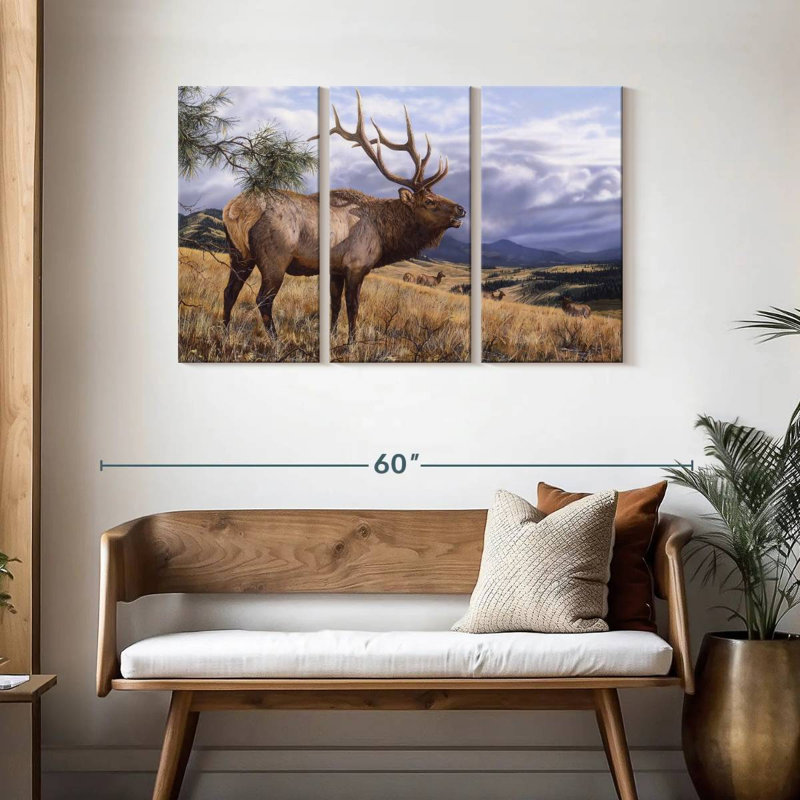 Brampt Big Sky Bugler, 28" H x 45" W