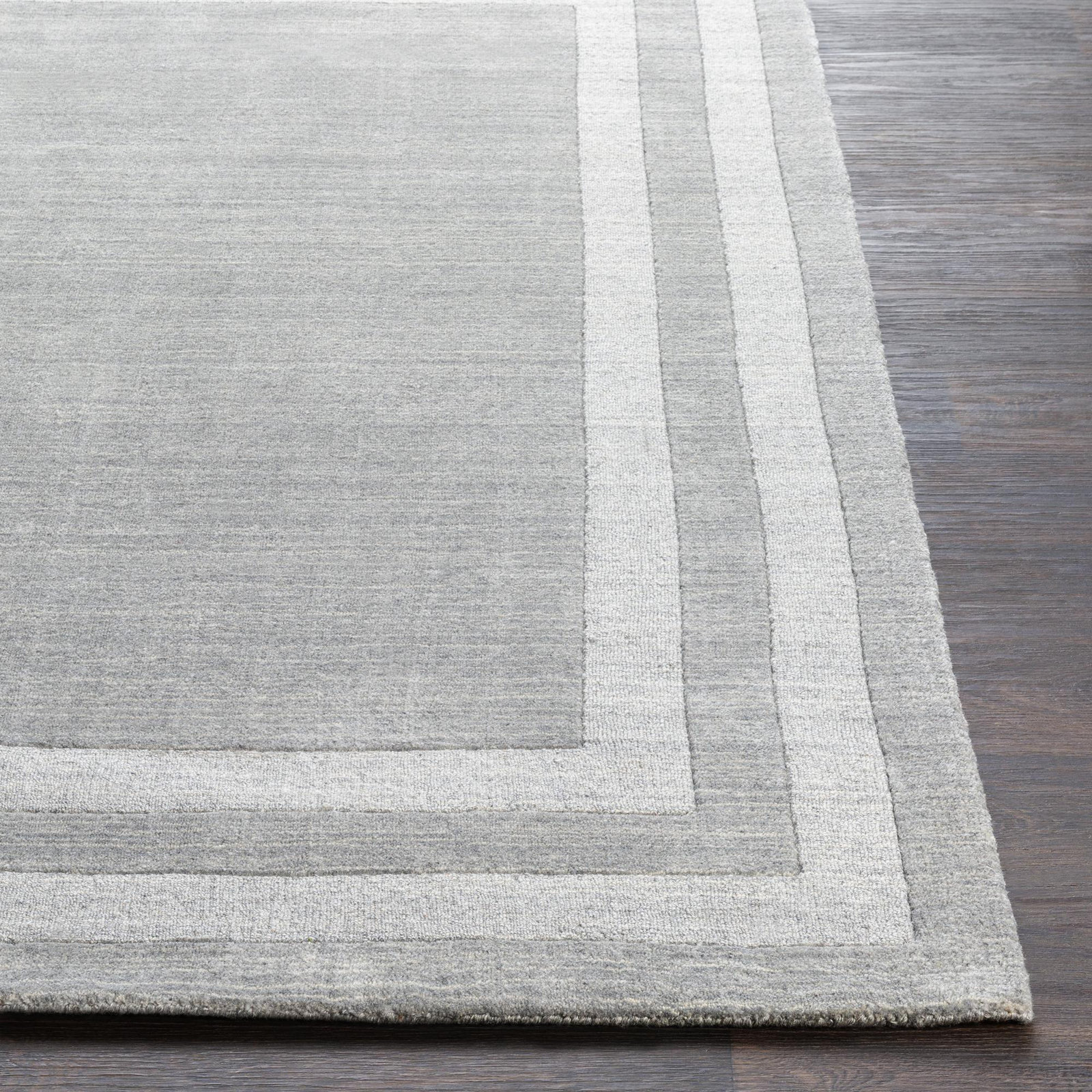 Pierson Medium Gray Hand-Tufted Rug, Rectangle 10' x 14'