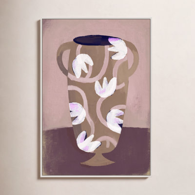 Flowered Vase Print by Marco Marella