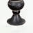Vintage Metal Vase With Distressed Black Finish And Rustic Charm For Home Decor