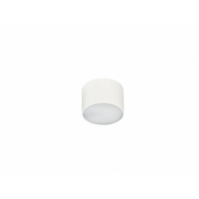 Monza LED Flush Mount, 4000K, White, 5.7cm H x 40cm W x 40cm D