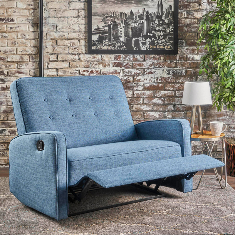 47" Wide Manual Standard Recliner, Blue