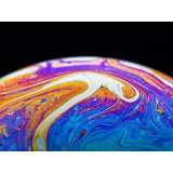 Soap Bubble Close Up Print by Philippe Monthoux