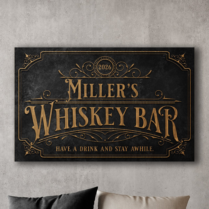 Private Reserve Customized Bar Sign - Whiskey Bar Sign Wall Décor, Yes