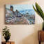 «Road to Vetheuil in Winter», toile tendue avec châssis-902203015