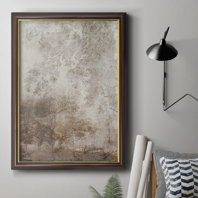Fresco Collage I, toile encadrée de qualité supérieure - prête à être accrochée, H 20 po x l 16 po x P 2,5 po