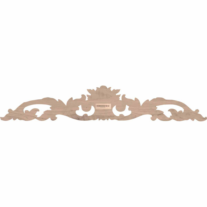 Maple Small Green Leaf Center with Scrolls Onlay
