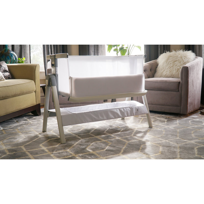 California Dreaming Bedside Bassinet, Gray