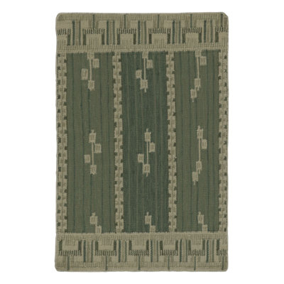Scandinavin Wool Geometric Area Rug