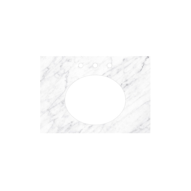 31" Single Bathroom Vanity Top