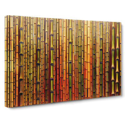 Admirable Bamboo Forest - Wrapped Canvas