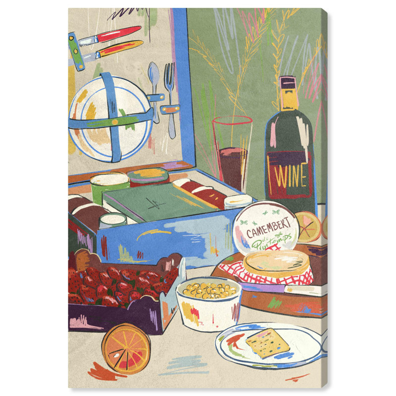 Wine and More Gallery Wrapped Canvas Print, 24" x 16"