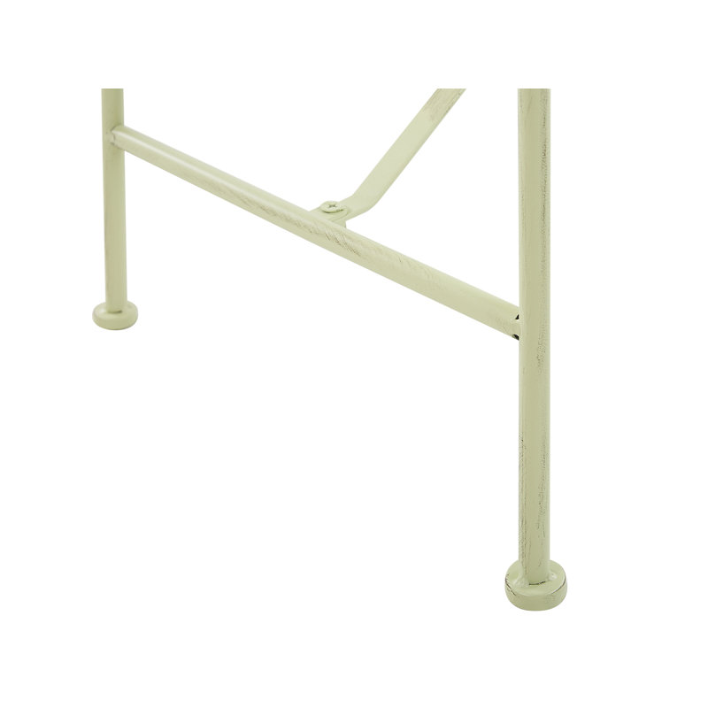 Neal 130 cm W Iron Patio Bench, Light Green