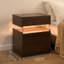 Corrinda 50cm W Manufactured Wood Bedside Table-140140525